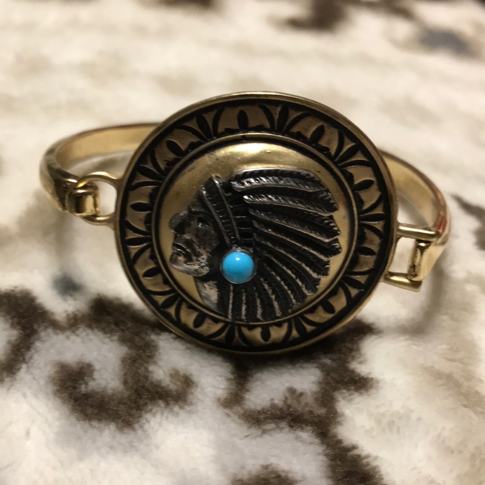 Native American Chief Bracelet - image 2